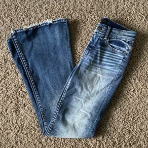 Buckle bell bottom Jeans